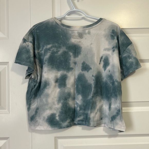 David Bowie Tie-Dye Vintage Crop - Picture 2 of 4